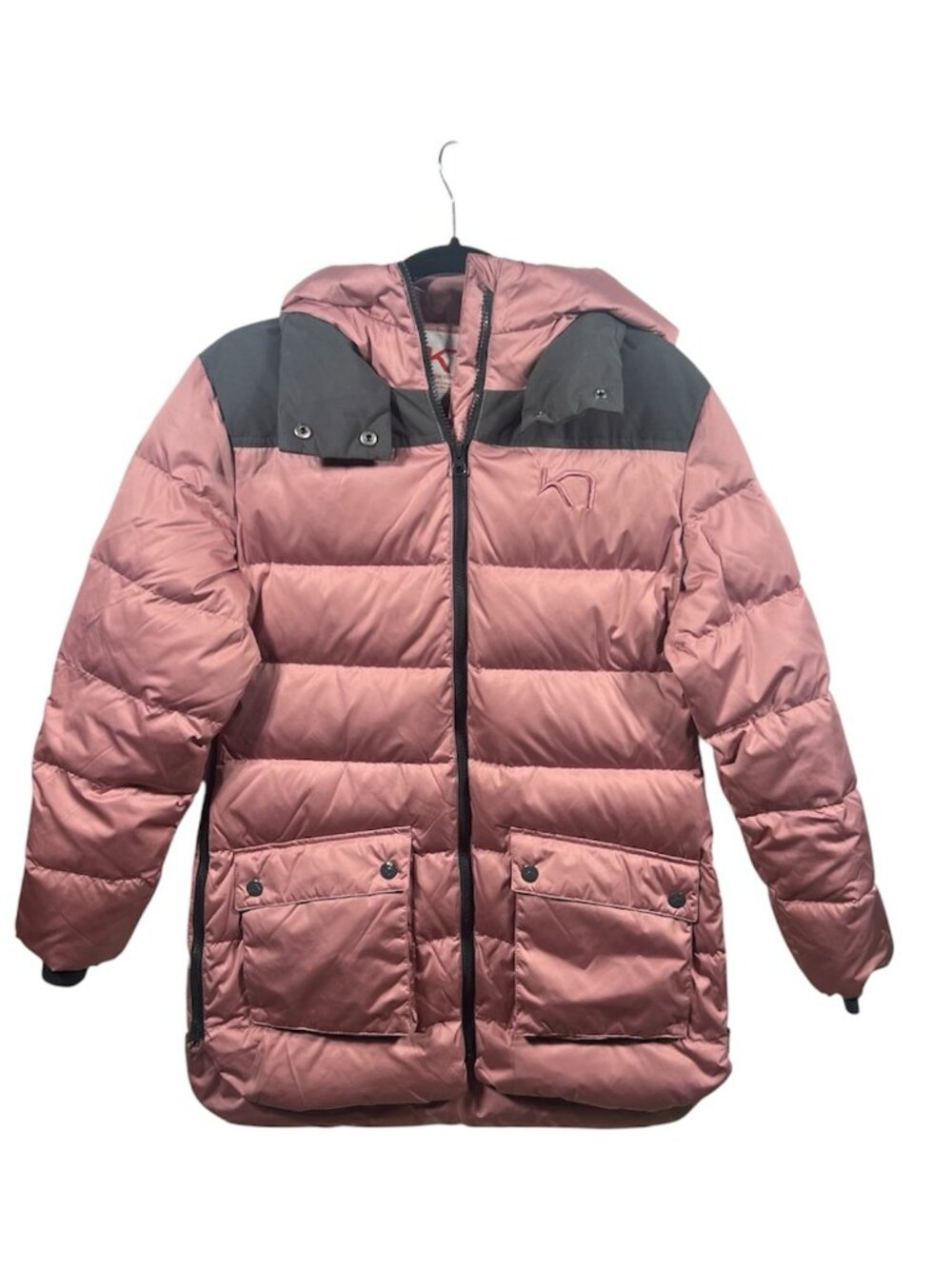 Kari Traa Jacket Womens Rong Parka Down Insulated Puffer Medium Hooded Winter
